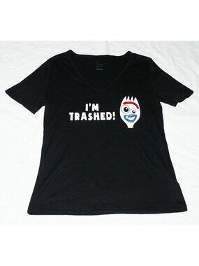 Disney Toy Story Forky I'm Trashed T-shirt, sz S, GUC, Great for Epcot World